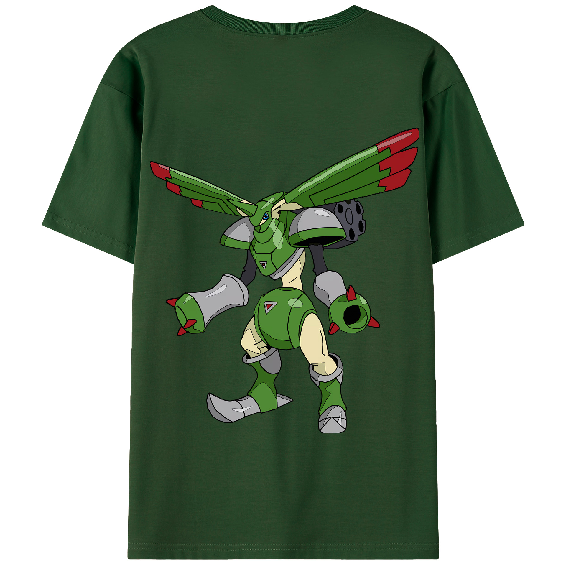 （画像用） Digimon デジタルモンスター/デジモン 綿100％半袖Tシャツ（背面プリント）